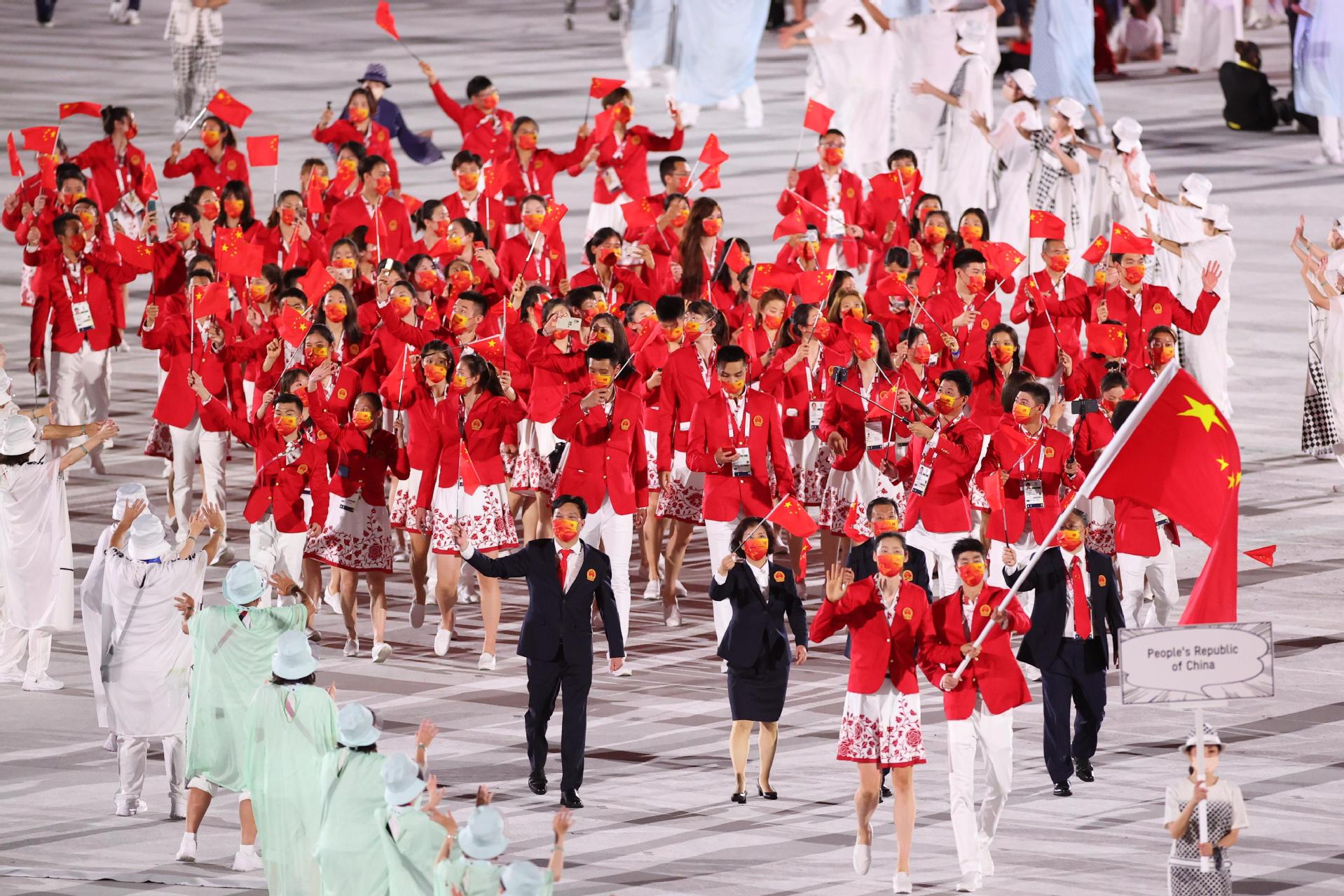 奥运会开幕式衣服图片